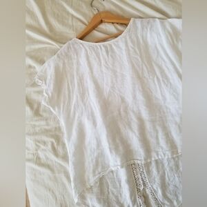 White Linen Terzo Millennio Top